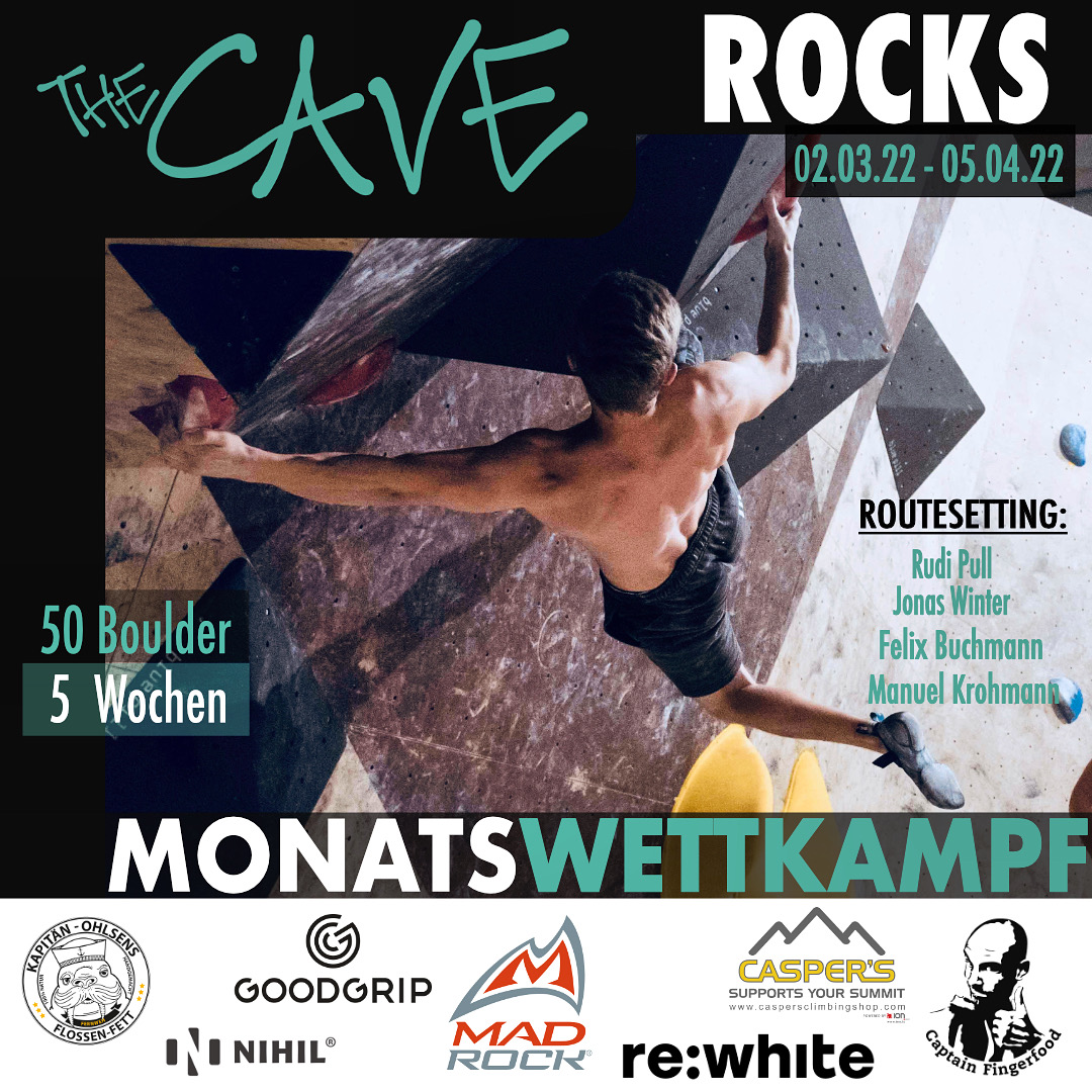 Poster for The Cave Rocks Monatswettkampf