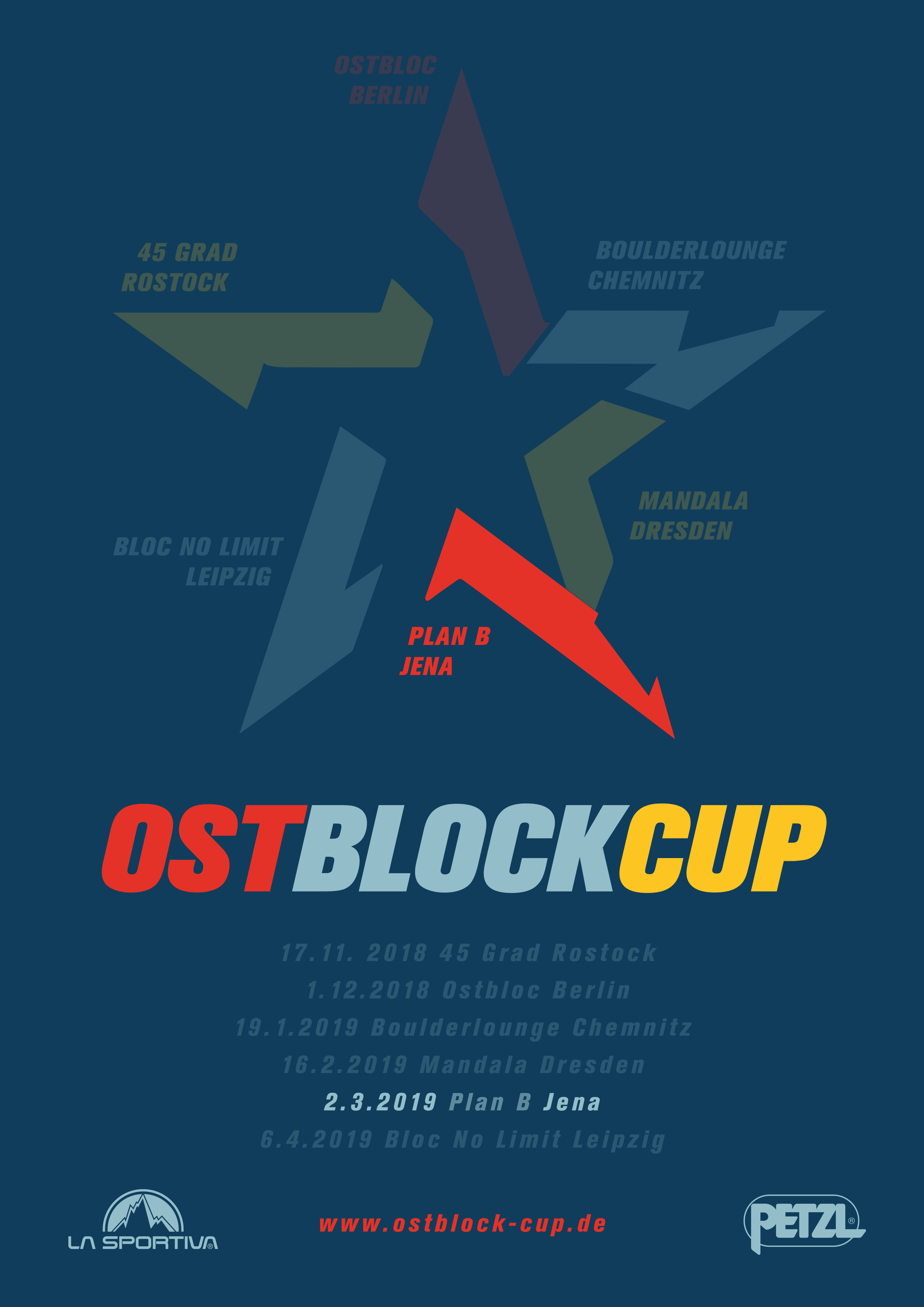 Poster for Ostblock-Cup 2018/19 Jena